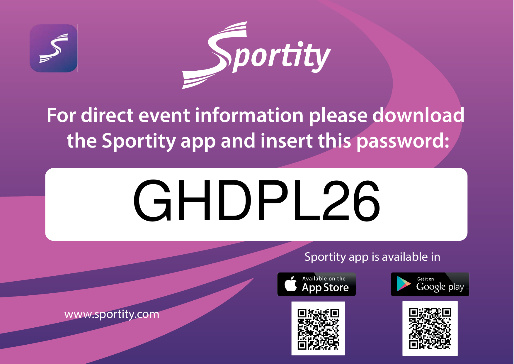 Sportity koda GHDPL26
